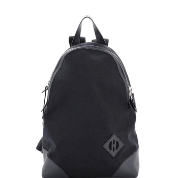 Hermes Allback Backpack Bivouac Toile With Leather