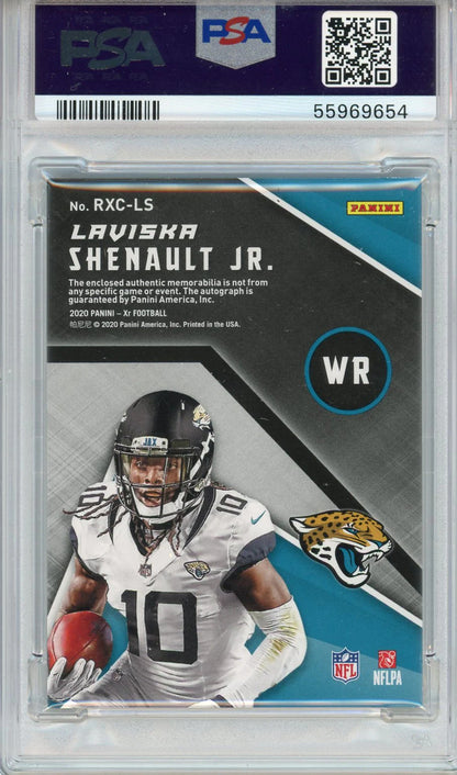 Laviska Shenault Jr. Autographed 2020 Panini Xr Excellence Jersey Rookie Card (P