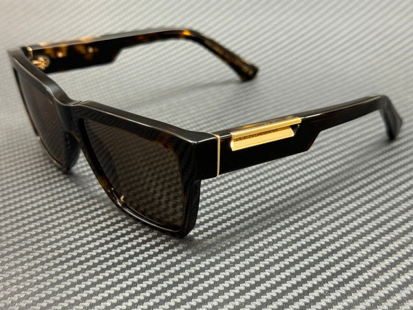 DOLCE & GABBANA DG4465 502 73 Havana Brown Men's 55 mm Sunglasses
