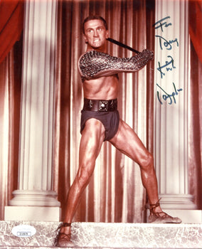 Kirk Douglas Autographed Spartacus 8X10 Photo