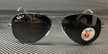 Ray Ban Rb3689 004 48 Gunmetal Aviator 58 Mm
