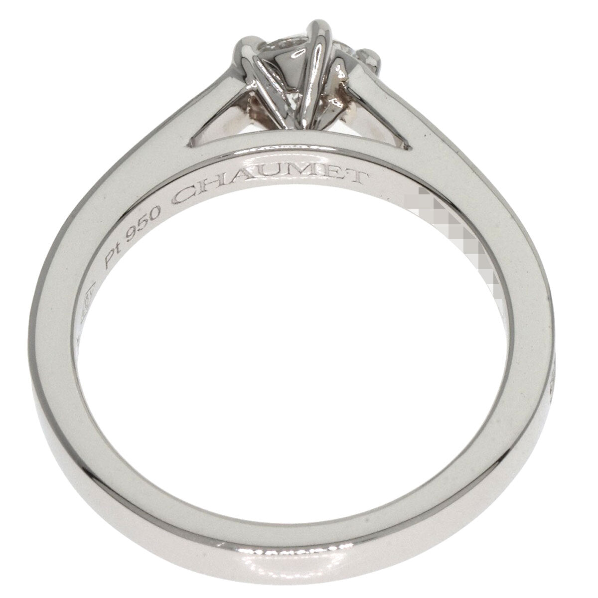 Chaumet   Ring Frisson Solitaire Diamond Platinum
