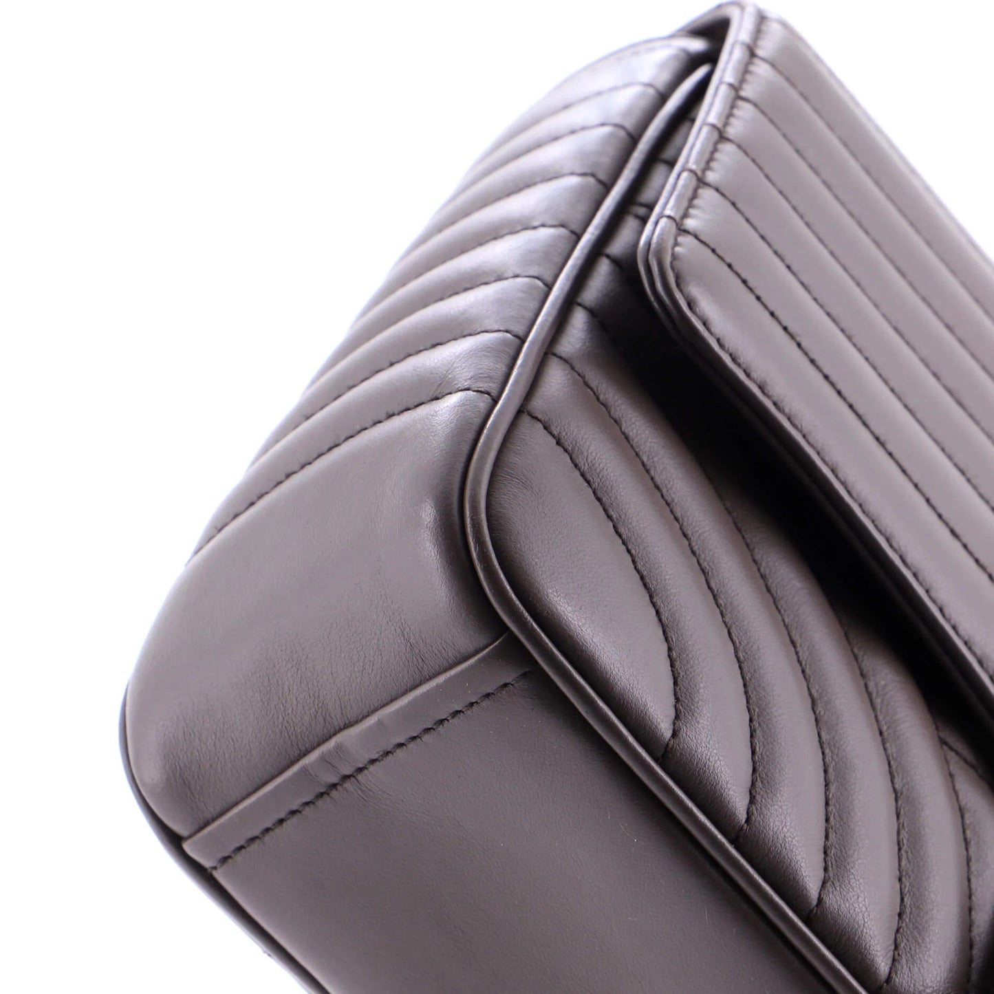 Prada Chain Flap Shoulder Bag Diagramme Quilted Leather Medium