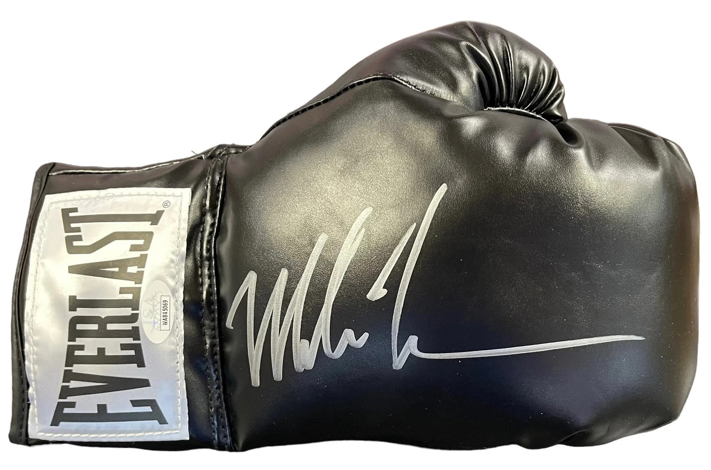 Mike Tyson Autographed Black Everlast Right Boxing Glove (Jsa)