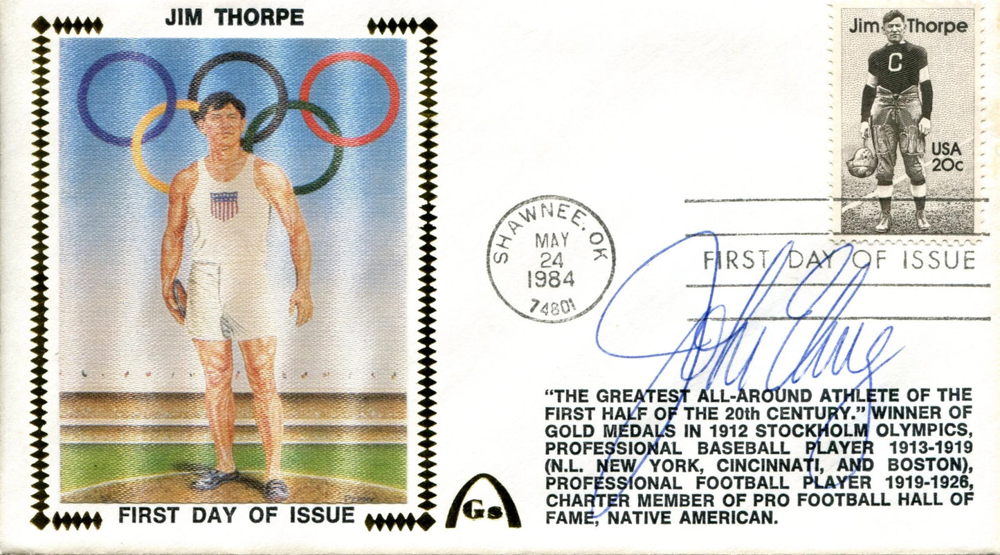 John Elway Autographed May 24Th, 1984 First Day Cover (Psa)