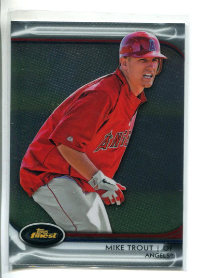 Mike Trout 2012 Topps Finest #78 Card