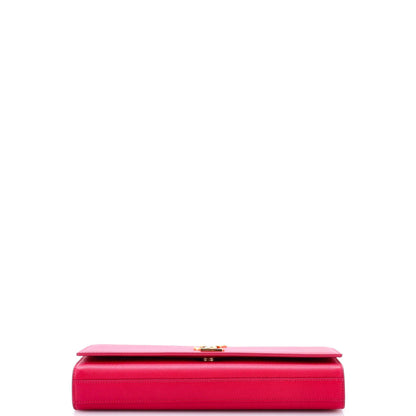 Saint Laurent Classic Monogram Clutch Leather Long