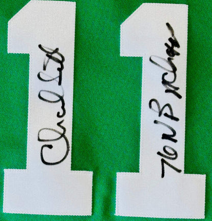 Charlie Scott Autographed Celtics Basketball