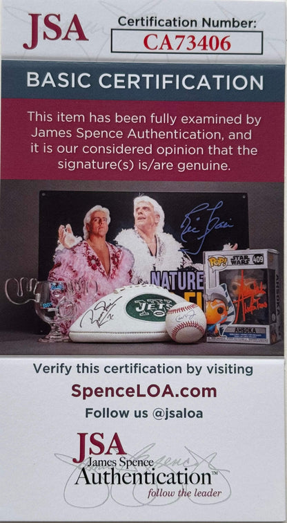 Billy Martin Autographed 3X5 Index Card (Jsa)