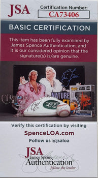 Billy Martin Autographed 3X5 Index Card (Jsa)