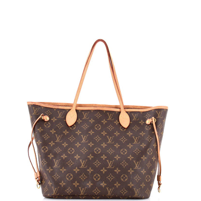 Louis Vuitton Neverfull Nm Tote Monogram Canvas Mm
