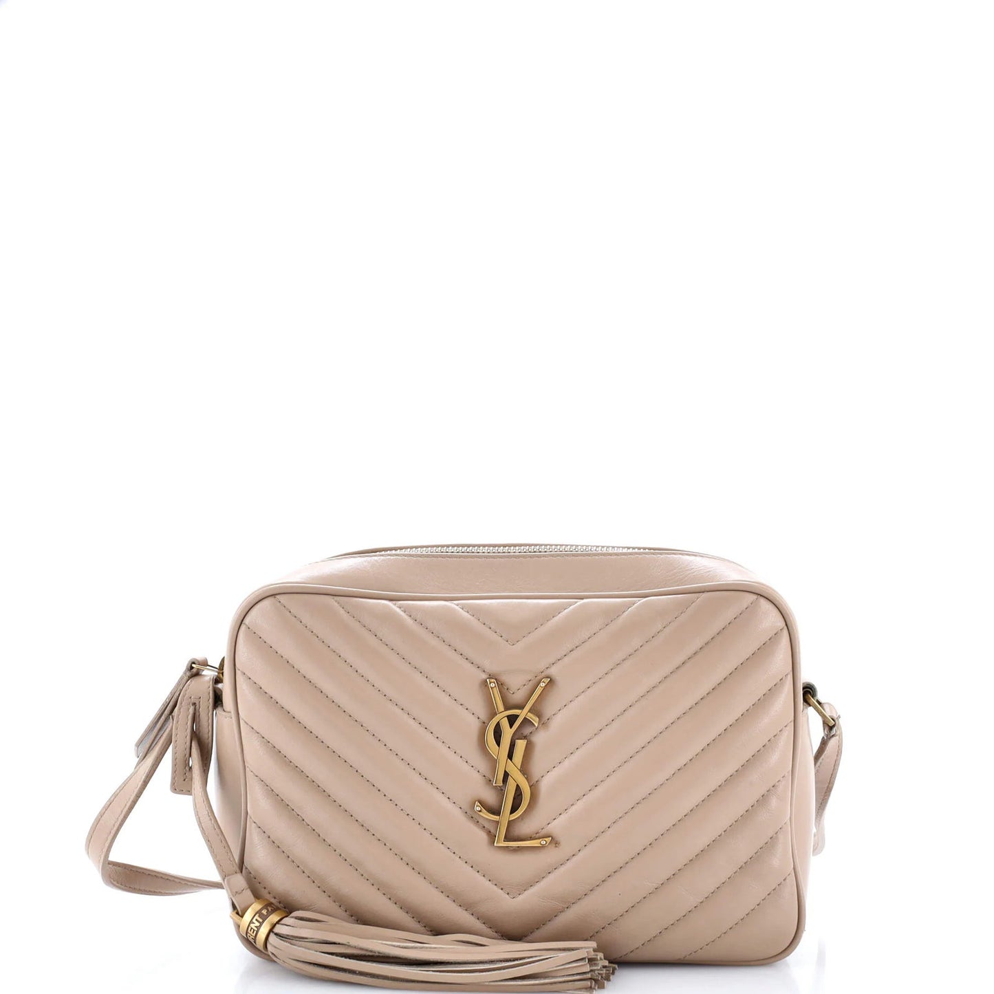 Saint Laurent Lou Camera Bag Matelasse Chevron Leather Small