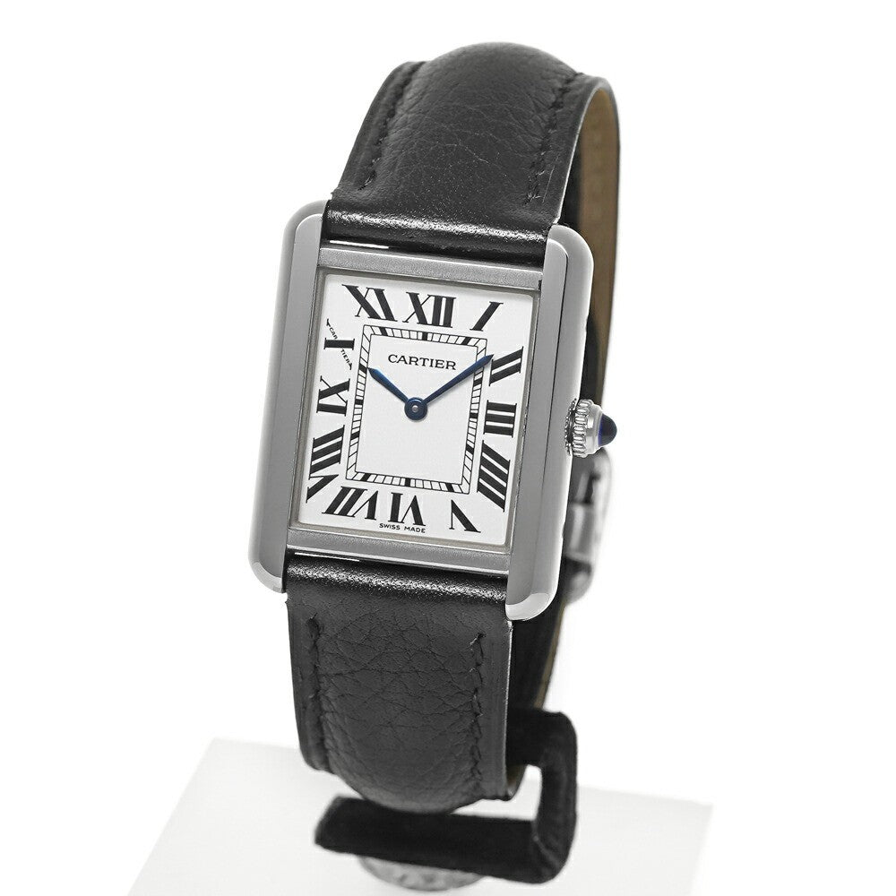 Cartier Tank Solo Wsta0030 Silver Ladies Used Watch #52212