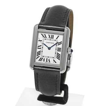 Cartier Tank Solo Wsta0030 Silver Ladies Used Watch #52212
