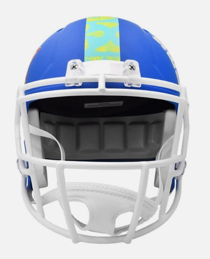 Super Bowl 59 Riddell Royal Blue Speed Authentic