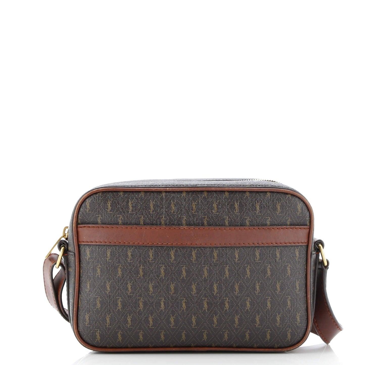 Saint Laurent Le Monogramme Camera Bag Monogram All Over Coated Canvas