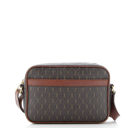 Saint Laurent Le Monogramme Camera Bag Monogram All Over Coated Canvas