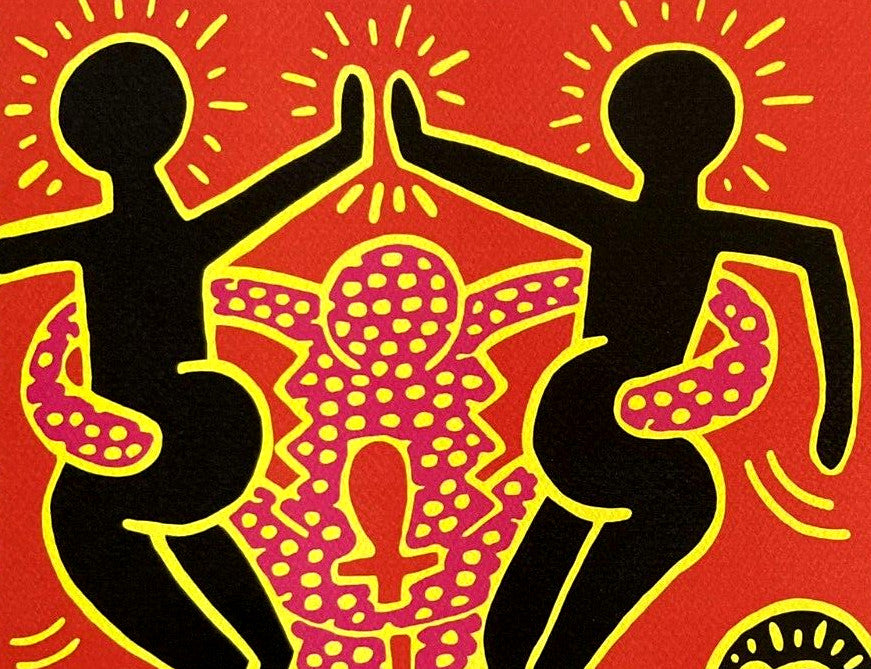 Keith Haring Lithograph Coa Signed Numbered With Certified Pencil