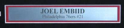 Joel Embiid Philadelphia 76Ers Signed 16X20 Photo Framed Fanatics 144506