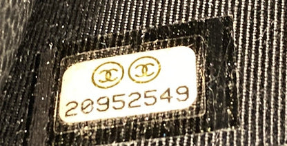 Chanel Cc Gusset Classic Flap Wallet Quilted Caviar Medium