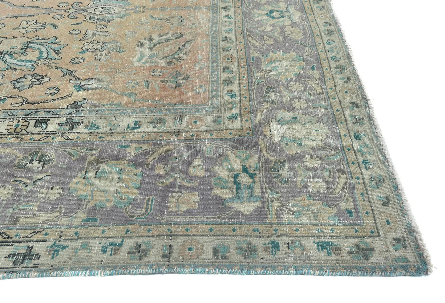 Semi-Antique Vintage Oriental Rug 9'8X12'5 Ft