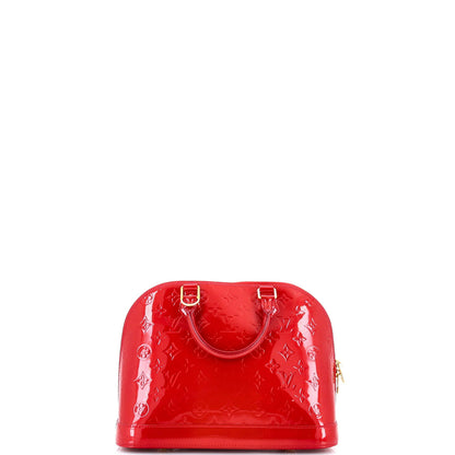 Louis Vuitton Alma Handbag Monogram Vernis Pm