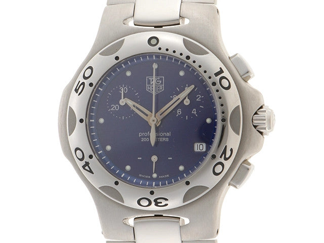 Tag Heuer Kylium Chrono Cl1211 Blue Color Quartz