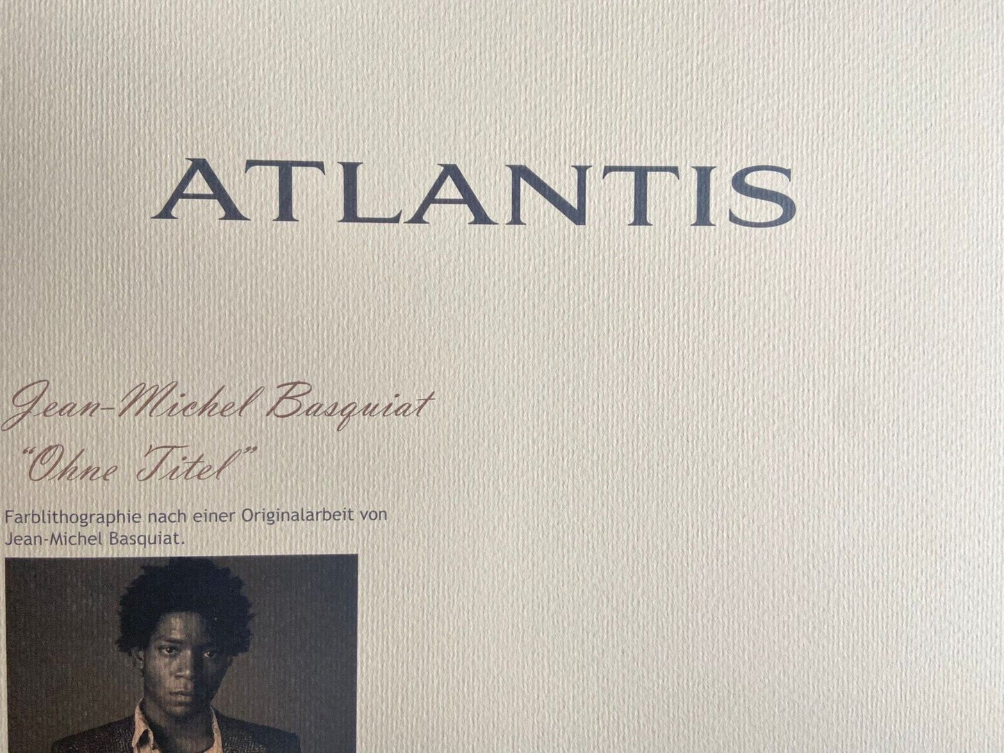 Jean-Michel Basquiat Lithograph