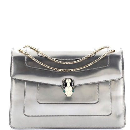 Bvlgari Serpenti Forever Shoulder Bag Patent Medium