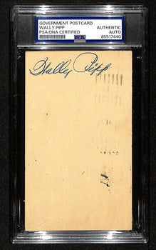 Wally Pipp Ny Yankees Signed/Autographed 3X5