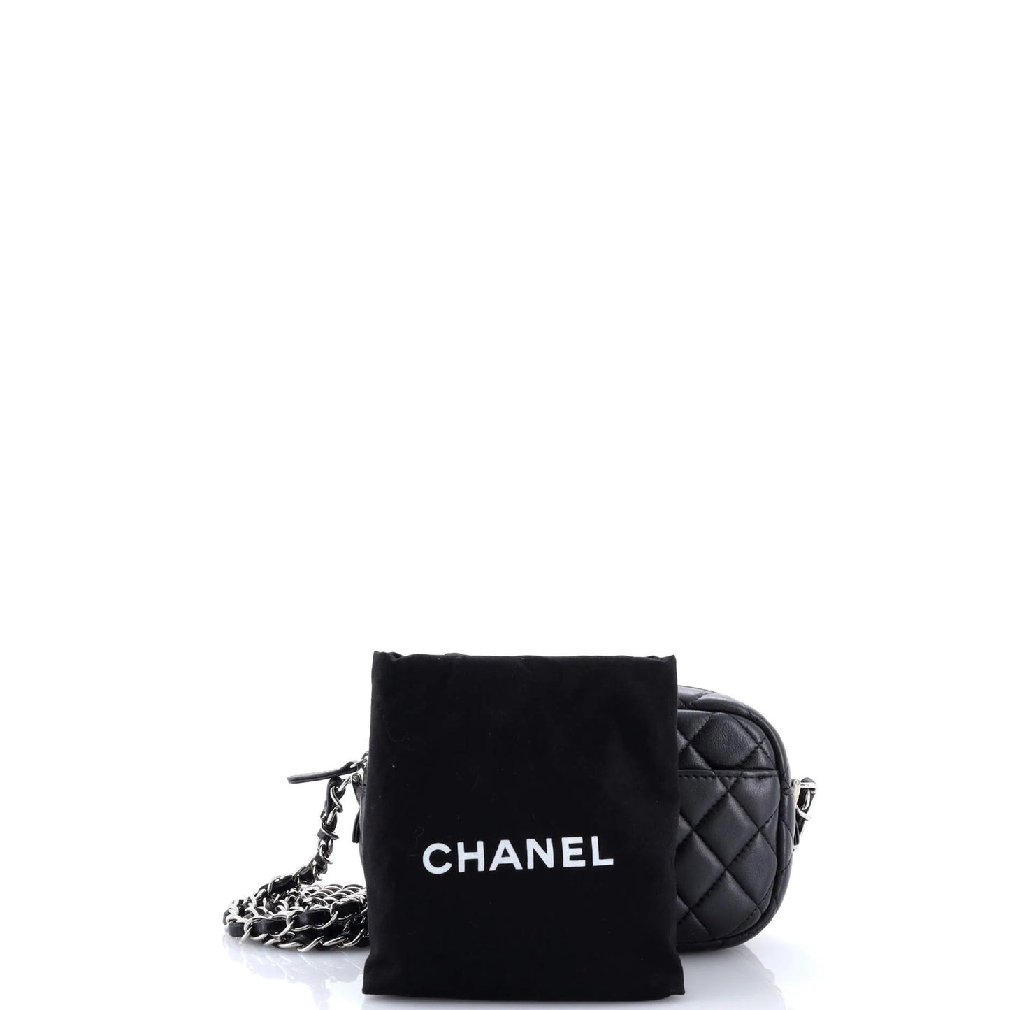 Chanel Camera Case Bag Quilted Lambskin Mini