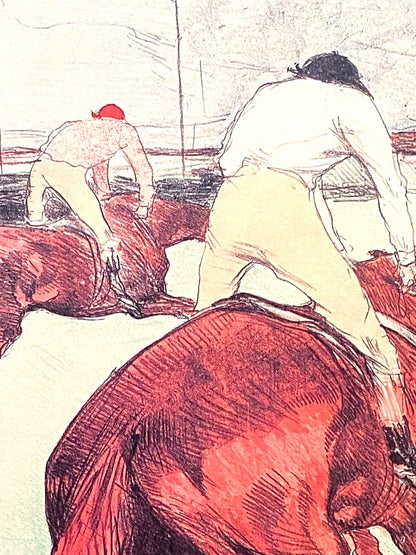 Henri De Toulouse-Lautrec Mourlot 1952 Coa Signed Stamp Published