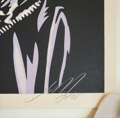 proof Shepard Fairey OBEY Joey Ramone artist signed 2005 pink silkscreen artist