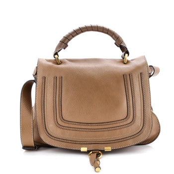 Chloe Marcie Top Handle Messenger Bag Leather Medium