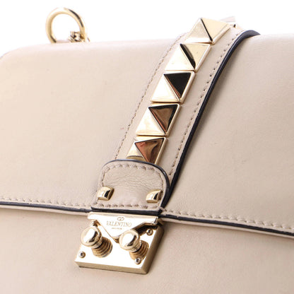Valentino Garavani Glam Lock Shoulder Bag Leather Medium