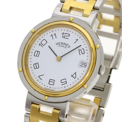 HERMES Clipper Old Belt Watches  Stainless