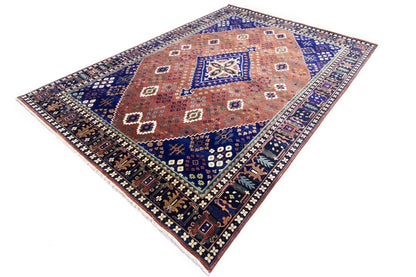 Extra Large Handmade Tribal Geometric Oriental Rug 10X14 ft Bedroom Decor