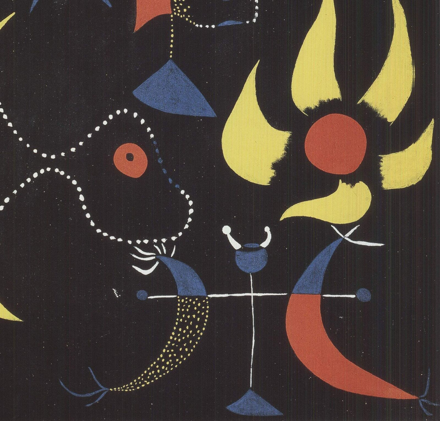 Surrealism JOAN MIRO Self-Portrait II 22.75" x 19" Offset Lithograph 2010