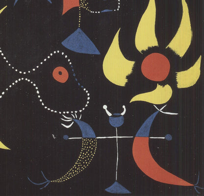 Surrealism JOAN MIRO Self-Portrait II 22.75" x 19" Offset Lithograph 2010