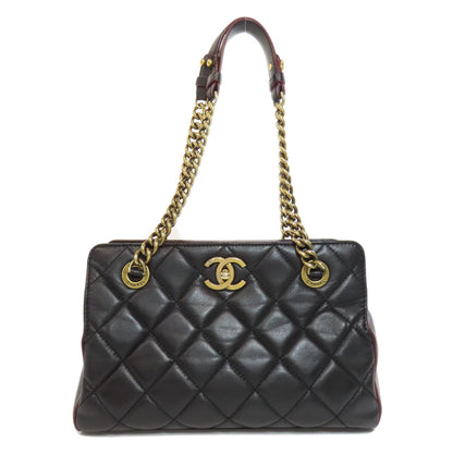 Chanel Shoulder Bag Chain Bag Matelasse Gold