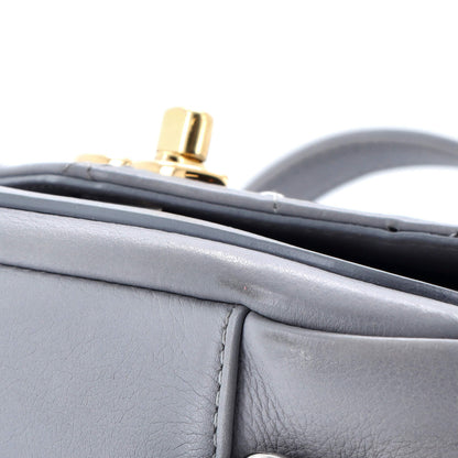 Chanel Two Tone Envelope Flap Bag Quilted Calfskin Medium