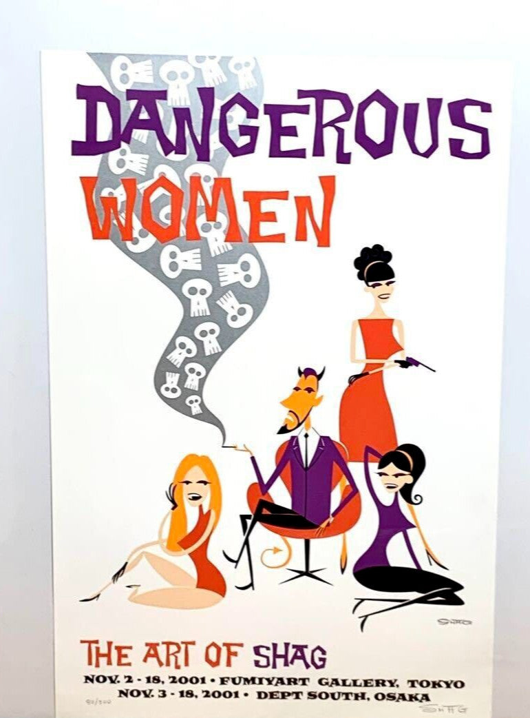 THE ART OF SHAG 2001 Silkscreen Edition Autographed