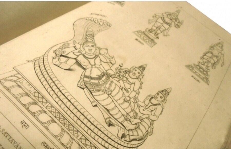 Edward Moor (19Th British) - The Hindu Pantheon 1810 1St English Indian Religion