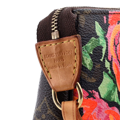 Louis Vuitton Pochette Accessoires Limited Edition Monogram Roses