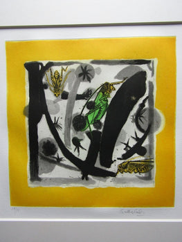 Graham Sutherland The Grasshopper Etching Aquatint 28/45 Signed 1970S British