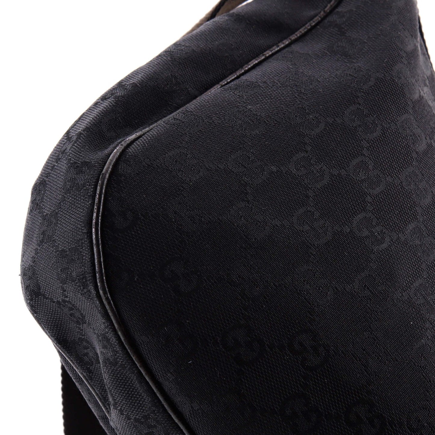 Gucci Saddle Zip Messenger Bag Gg Canvas With Leather Medium