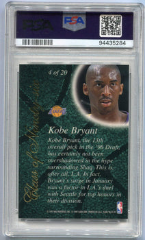 Kobe Bryant 1996 - 1997 Flair Showcase Class Of Ninety-Six Card #4 Psa Graded 8