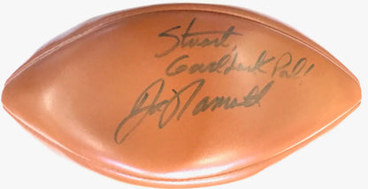 Joe Namath Autographed Wilson Football New York