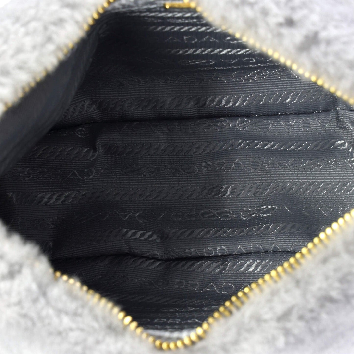 Prada Re-Edition Shoulder Bag Shearling Mini