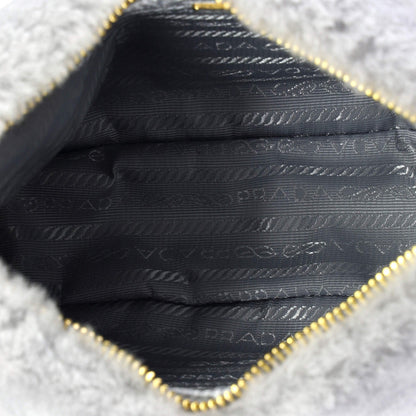 Prada Re-Edition Shoulder Bag Shearling Mini